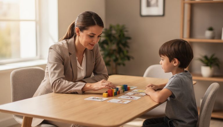 Betrouwbare hoogbegaafdheid test afname door psycholoog met kind