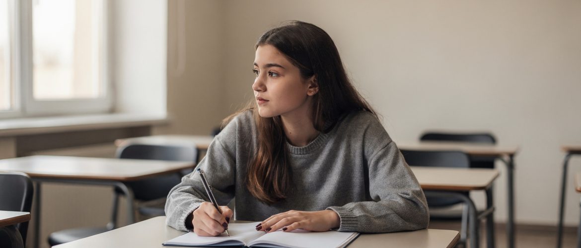 Hoogbegaafd meisje dat zich aanpast op school, hoogbegaafdheid meisjes herkennen