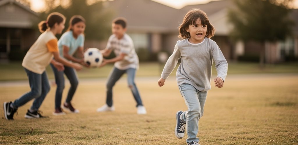 Hoogbegaafd kind loopt weg bij spelende kinderen